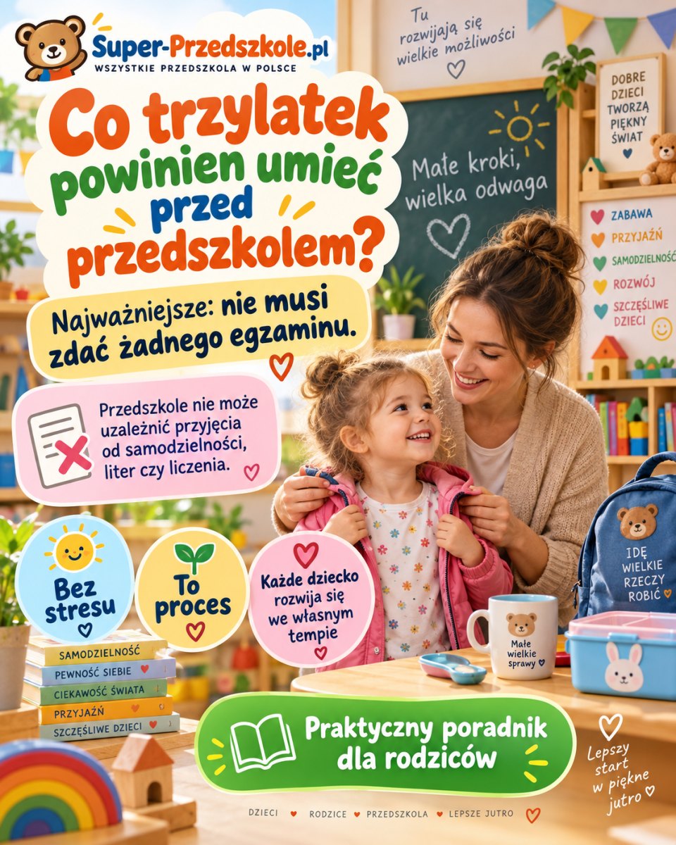 co dziecko powinno umieć przed przedszkolem