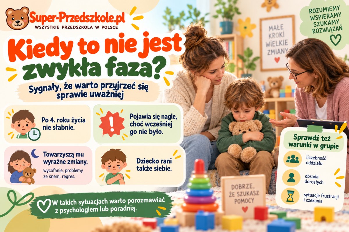 Dziecko gryzie albo jest gryzione — czego możesz oczekiwać od przedszkola