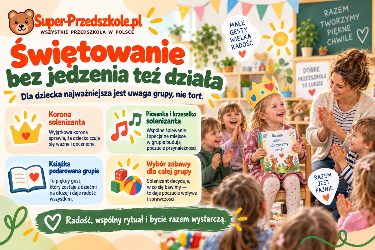 Tort na urodziny w przedszkolu — czy można przynieść