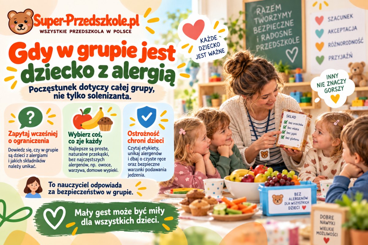 Tort na urodziny w przedszkolu — czy można przynieść