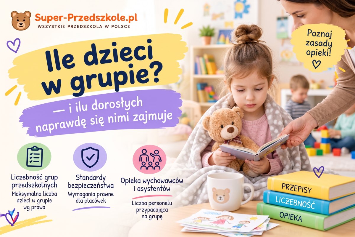 Ile dzieci może być w grupie przedszkolnej — i ilu dorosłych naprawdę się nimi zajmuje
