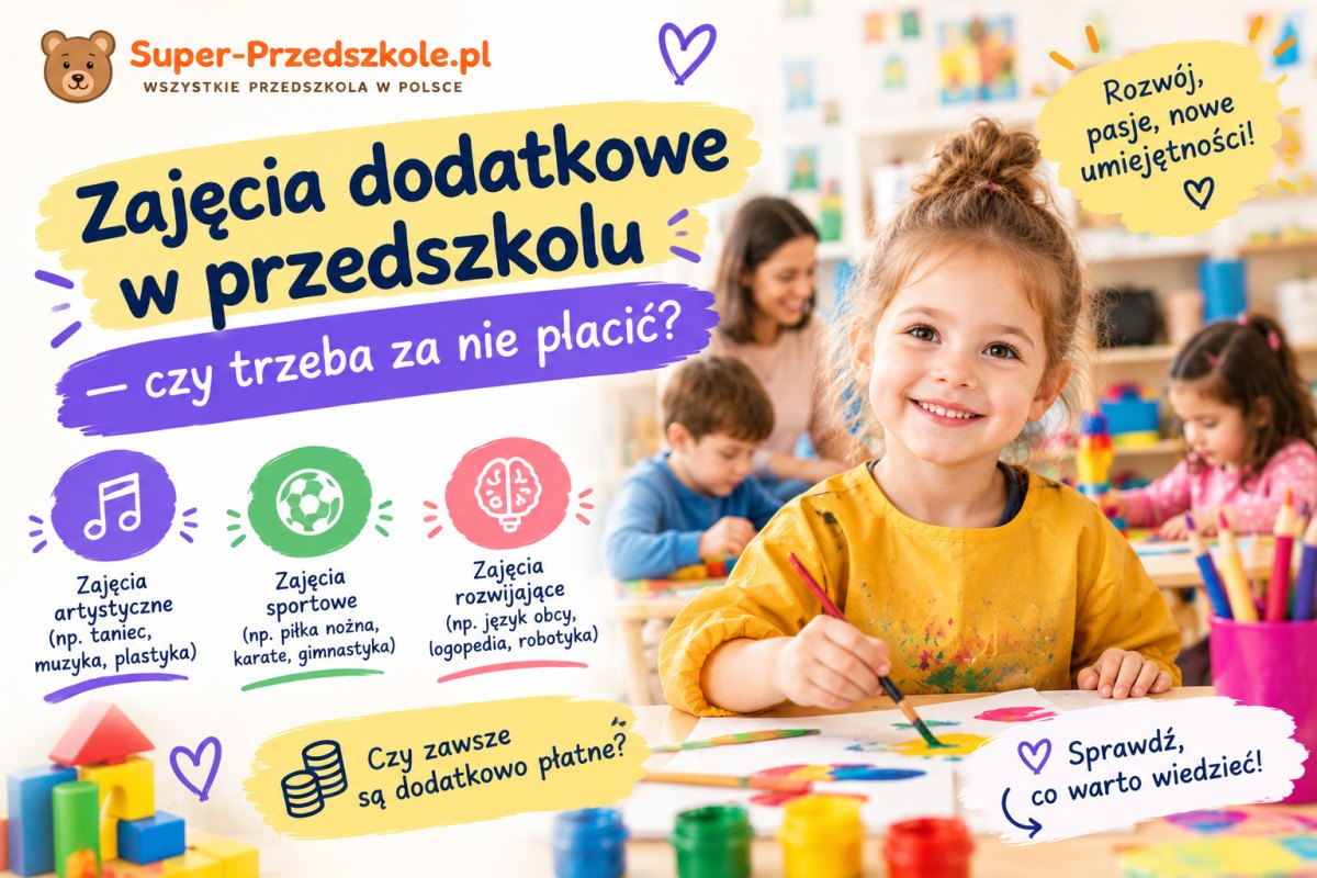 Zajęcia dodatkowe w przedszkolu — czy trzeba za nie płacić?