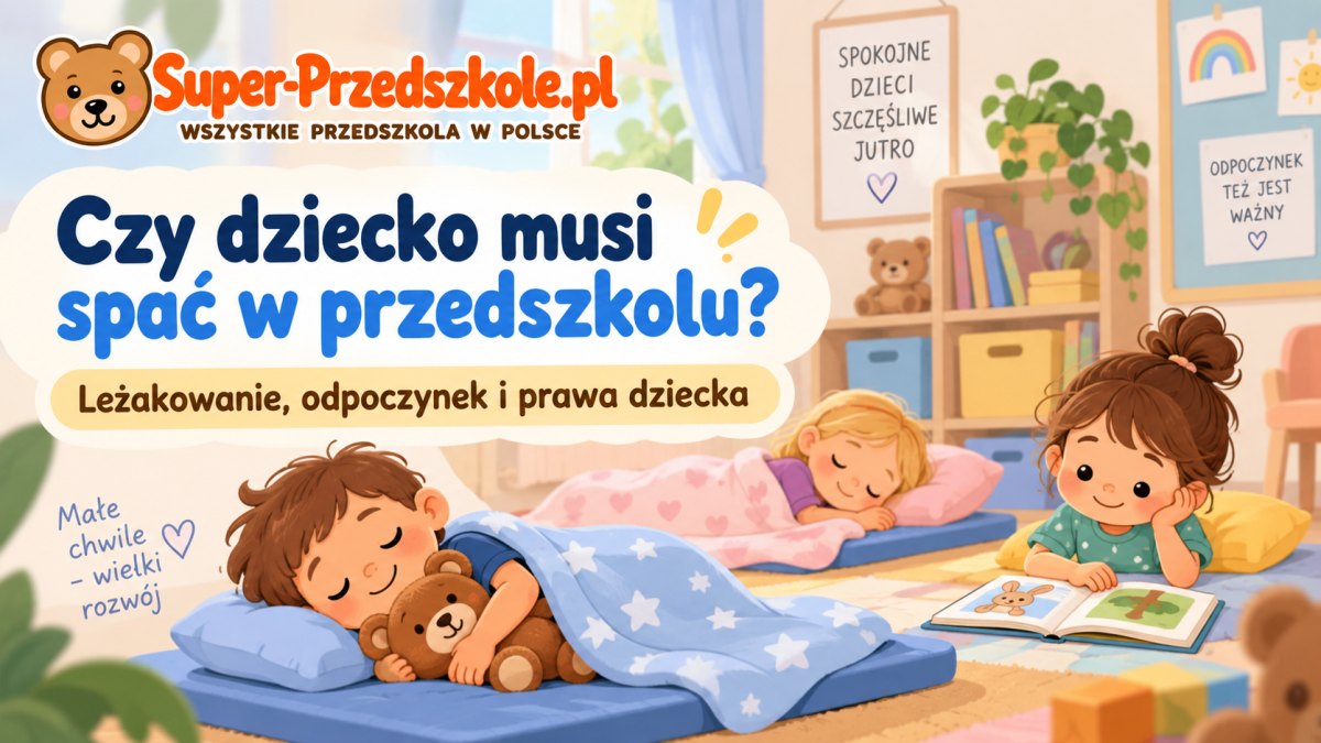 Czy dziecko musi spać w przedszkolu? Leżakowanie, odpoczynek i prawa dziecka