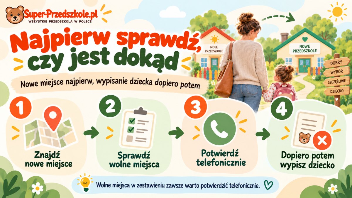 Zmiana przedszkola w trakcie roku — kiedy się da i jak to zrobić