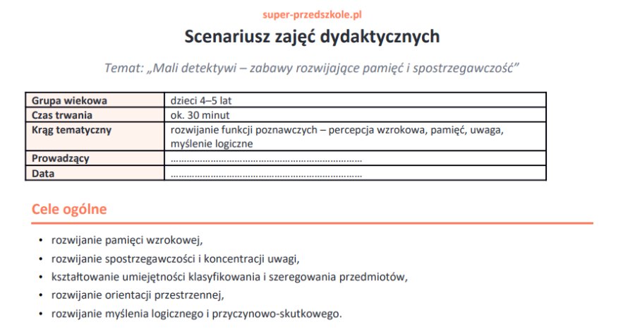 Rozwijanie funkcji poznawczych