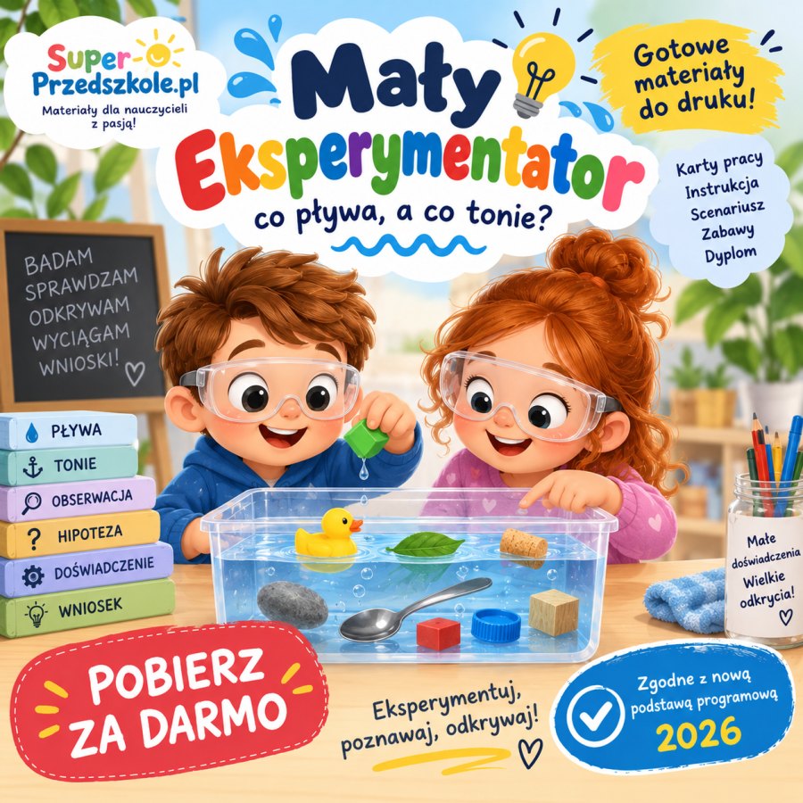 Mały Eksperymentator – co pływa, a co tonie?