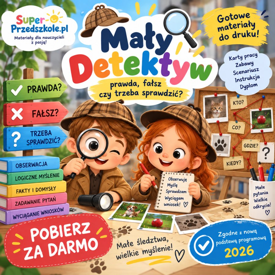 Mały Detektyw – prawda, fałsz ?