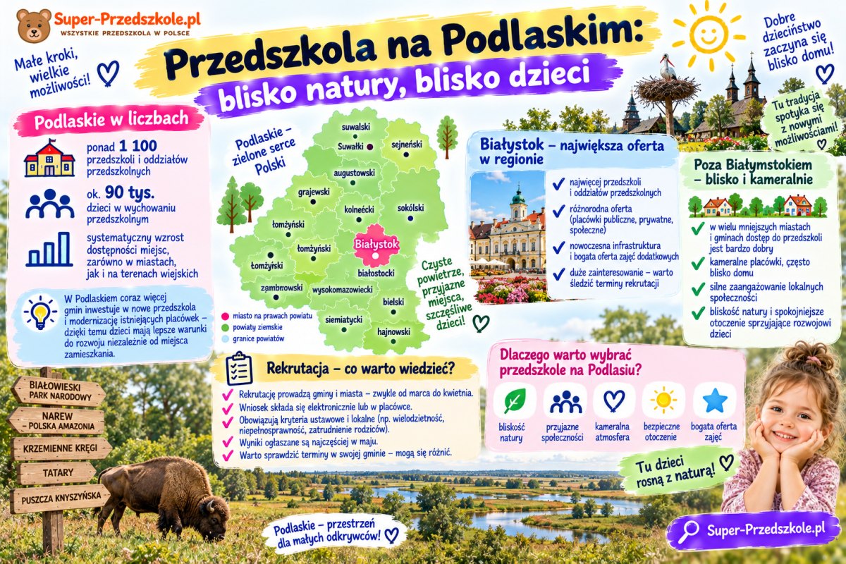 Przedszkola na Podlasiu: ciasno, ale w małych grupach